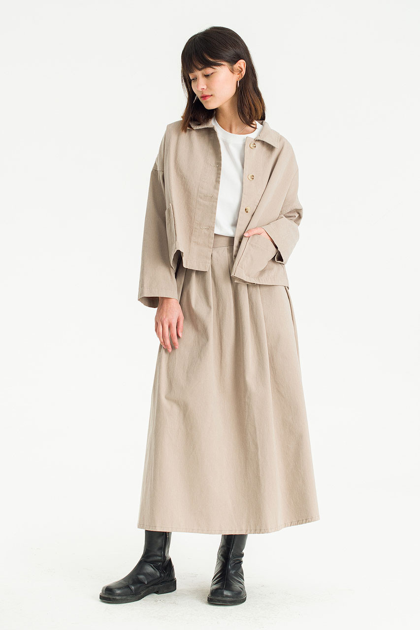 Cotton Workwear Jacket, Beige