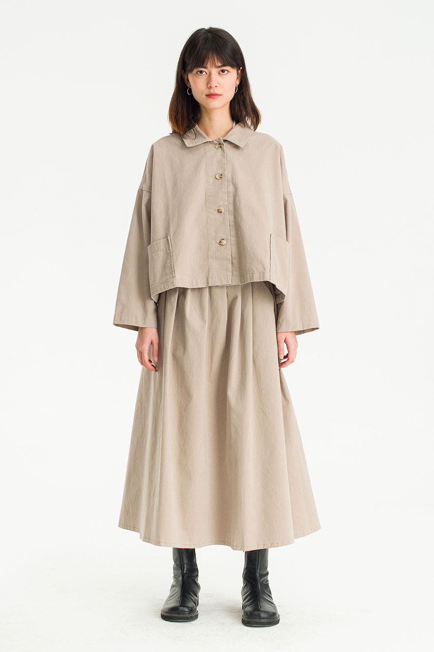 Cotton Workwear Jacket, Beige