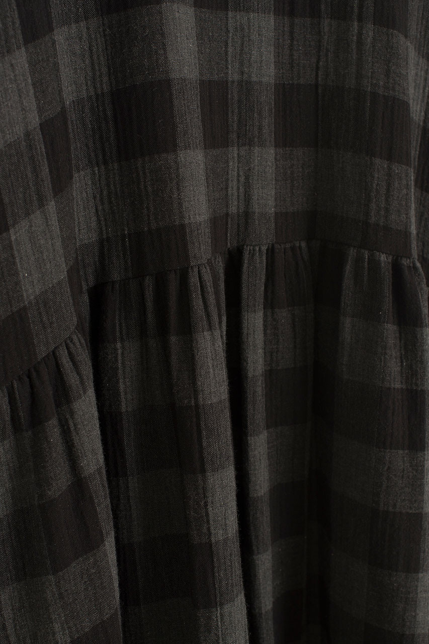 Poppi Double Faced Check Dress, Large Check