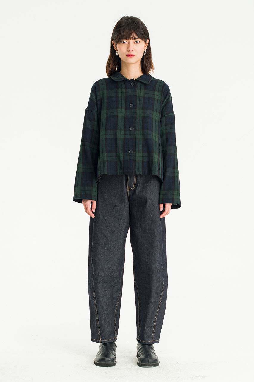 Check Field Jacket, Green