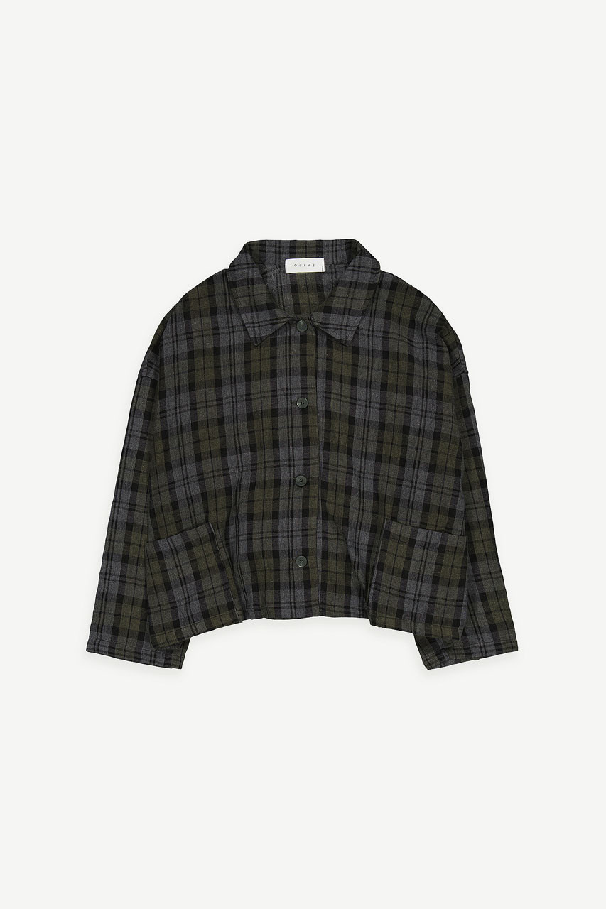 Check Field Jacket, Khaki