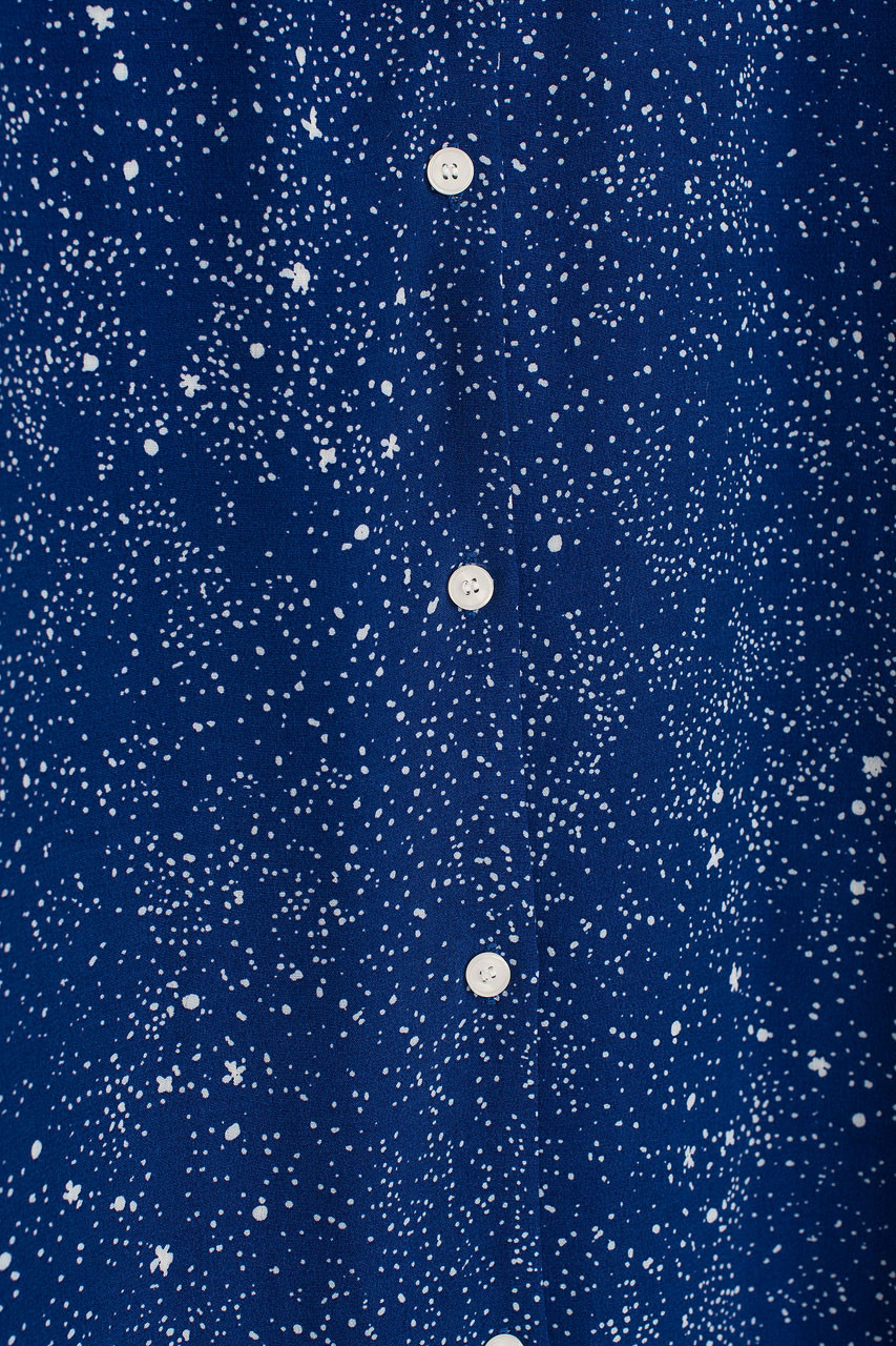 Dotty Maxi Dress, Blue