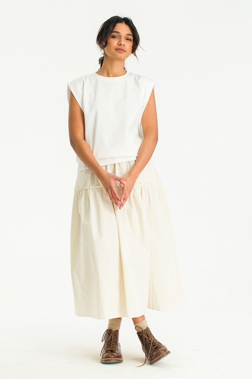 Soya Tank Top, Ivory