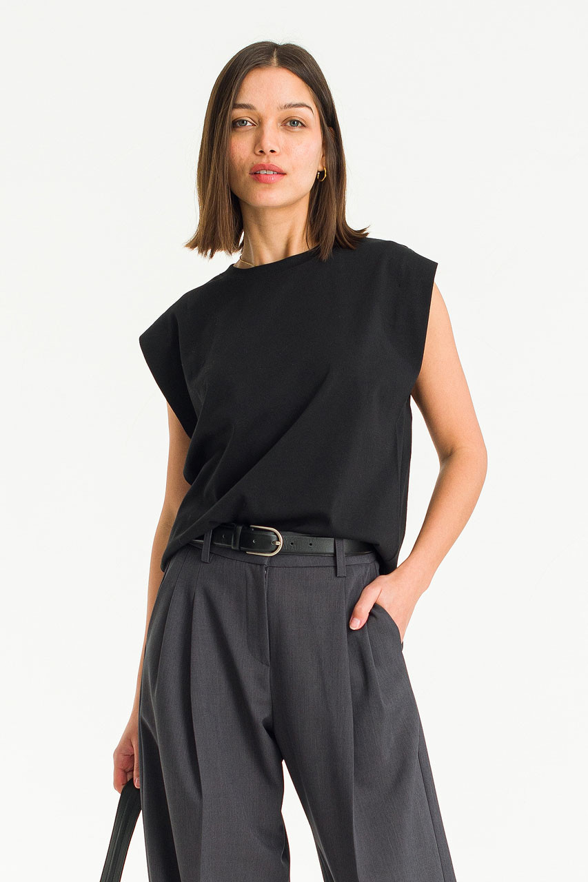 Soya Tank Top, Black