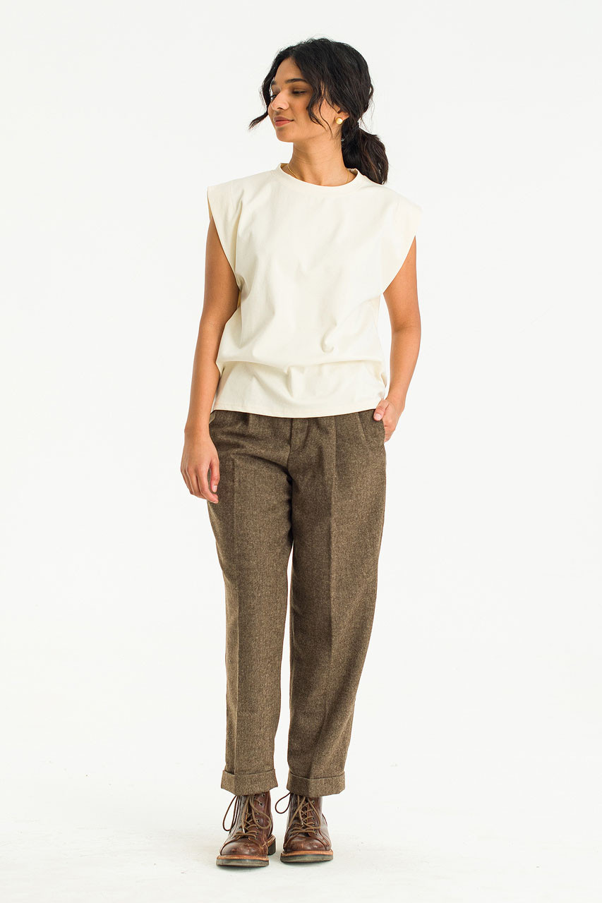 Soya Tank Top, Cream