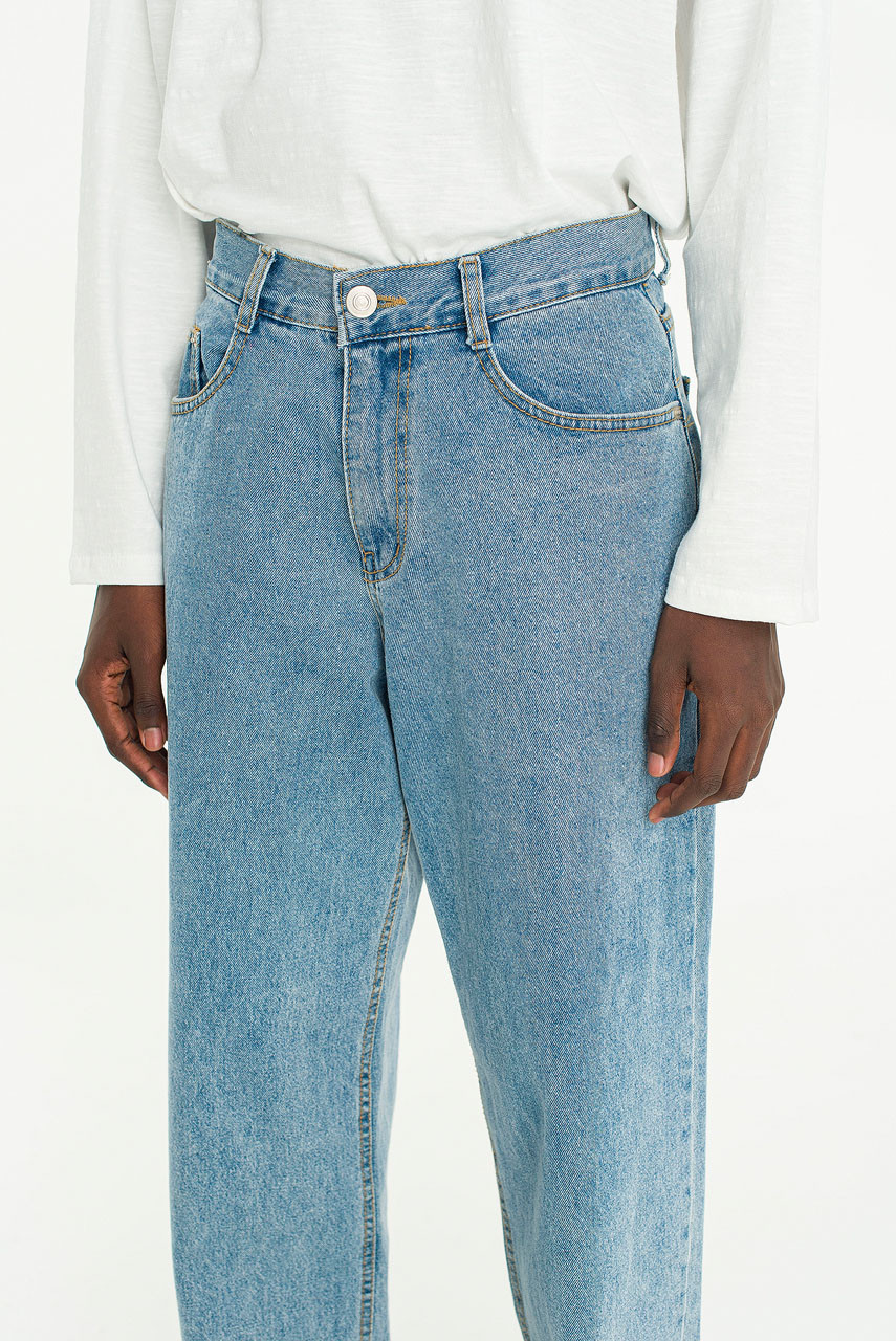 Menswear | Wide Denim Jeans, Light Blue