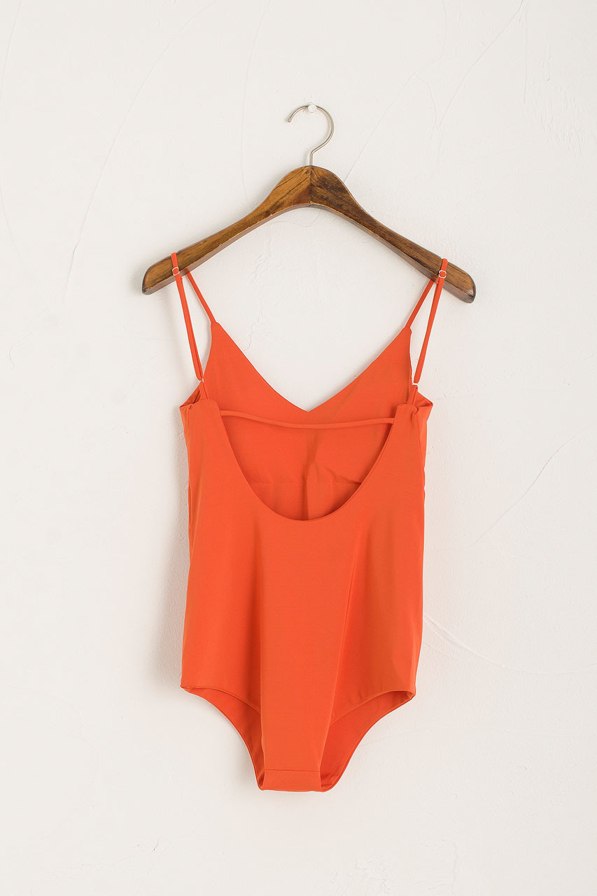 Simple Colour Swimsuit, Orange
