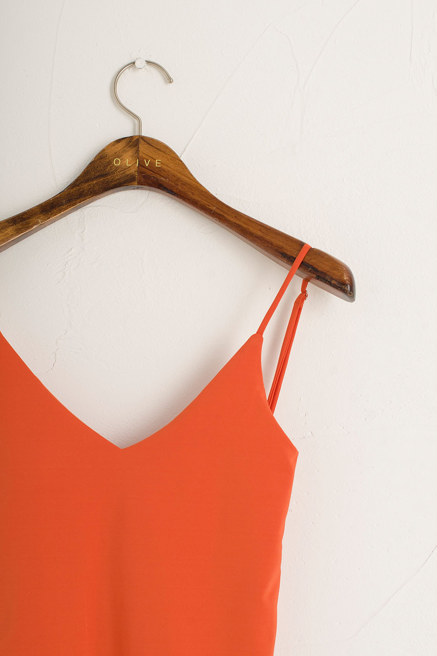Simple Colour Swimsuit, Orange