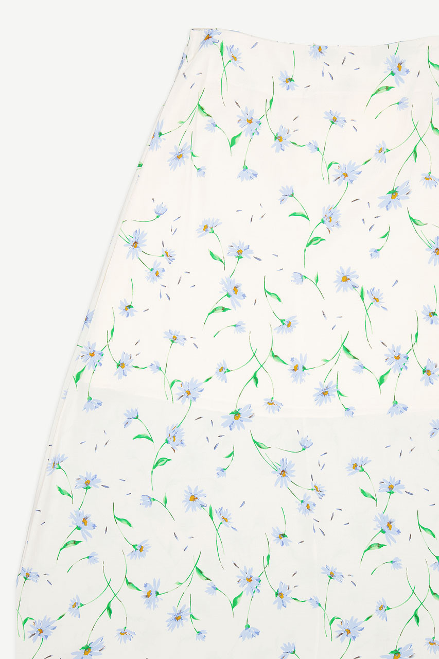 Cosmos Long Skirt, Ivory