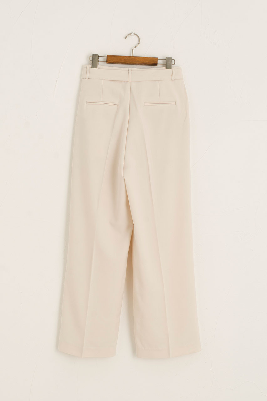Autumn Belted Slacks, Ivory