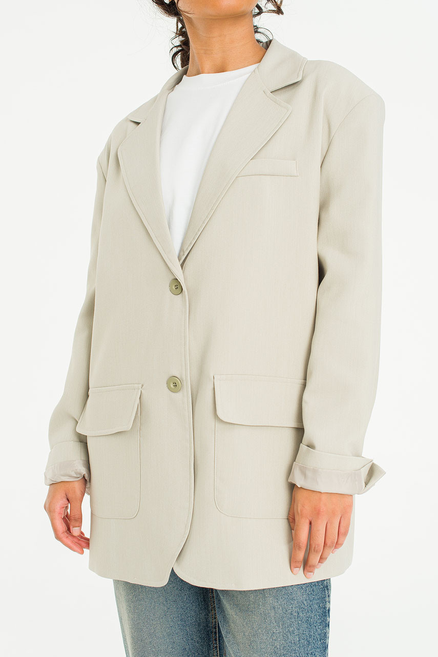 Berin Oversize Jacket, Sage