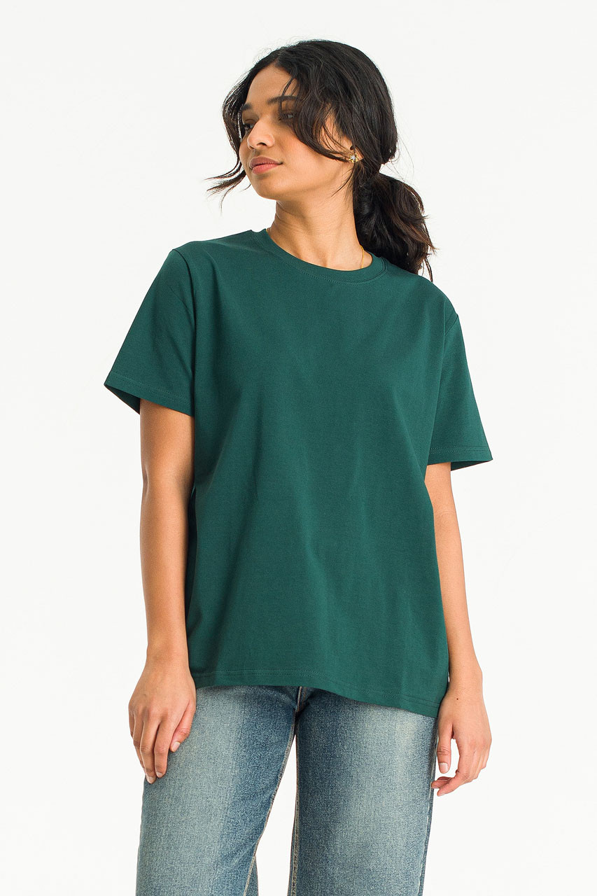 Hana Boy Fit Crew Neck Tee, Water Melon