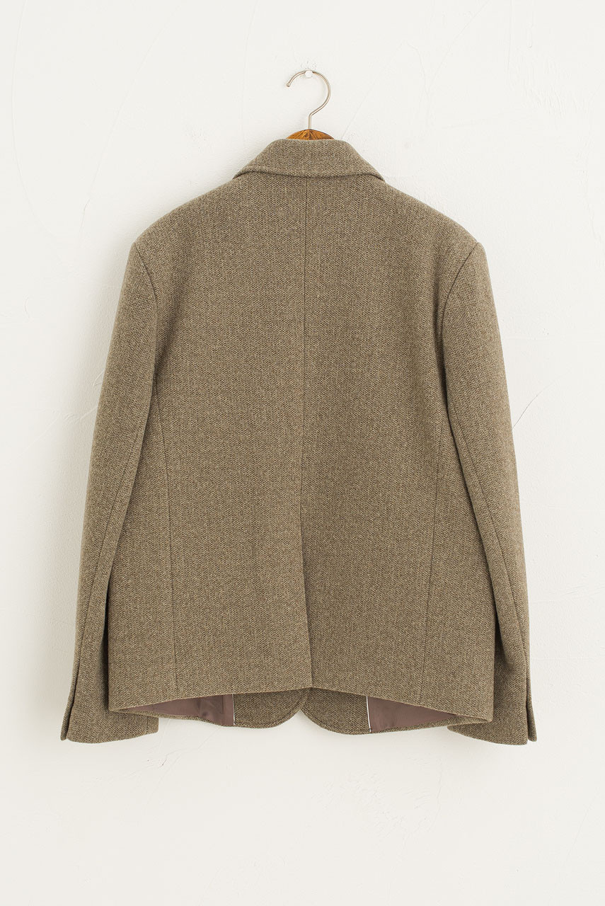 Takai Wool Blend Jacket, Beige