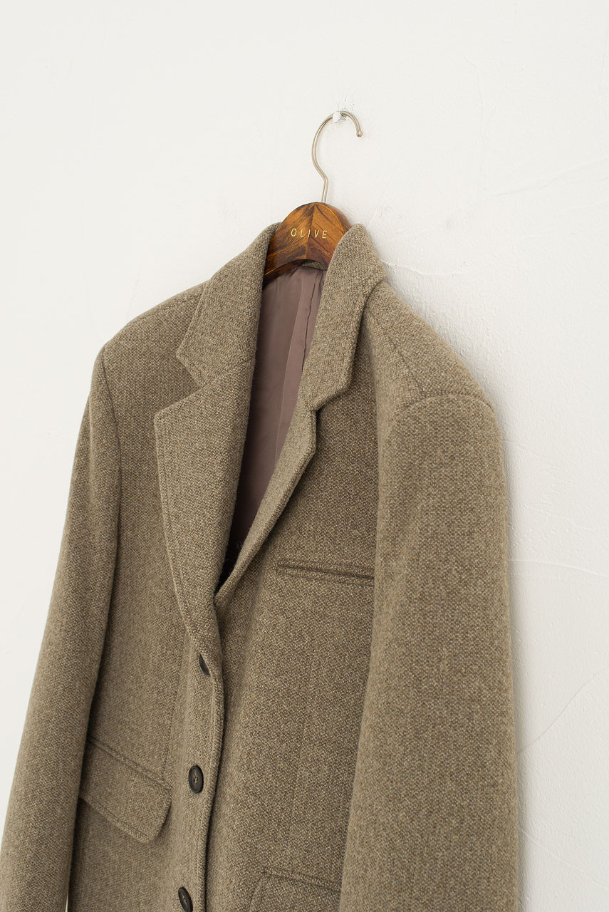 Takai Wool Blend Jacket, Beige