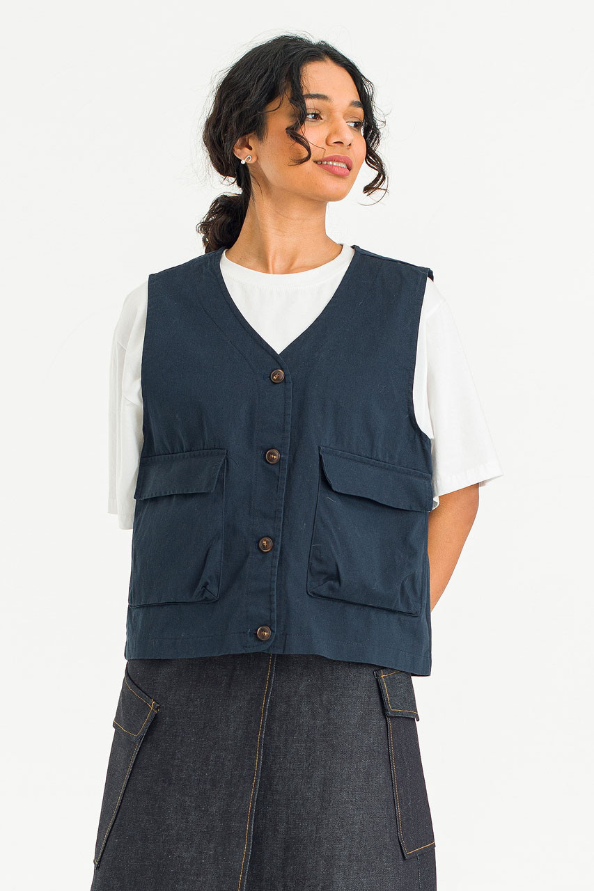 Mountain Waistcoat, Navy