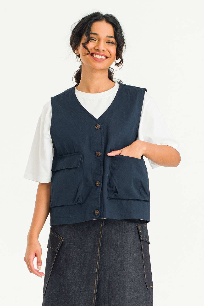Mountain Waistcoat, Navy