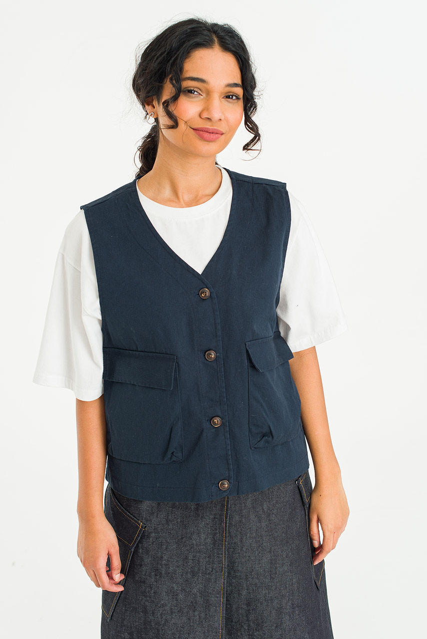 Mountain Waistcoat, Navy