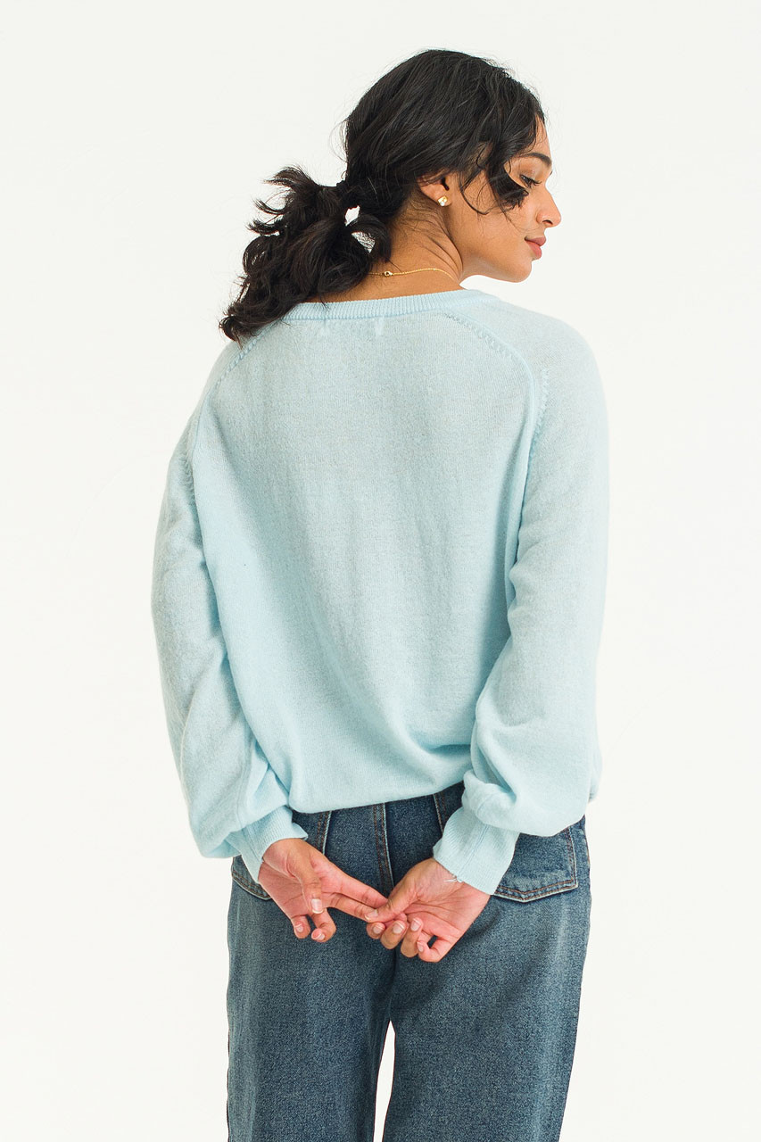 Kiko V Neck Jumper, Blue