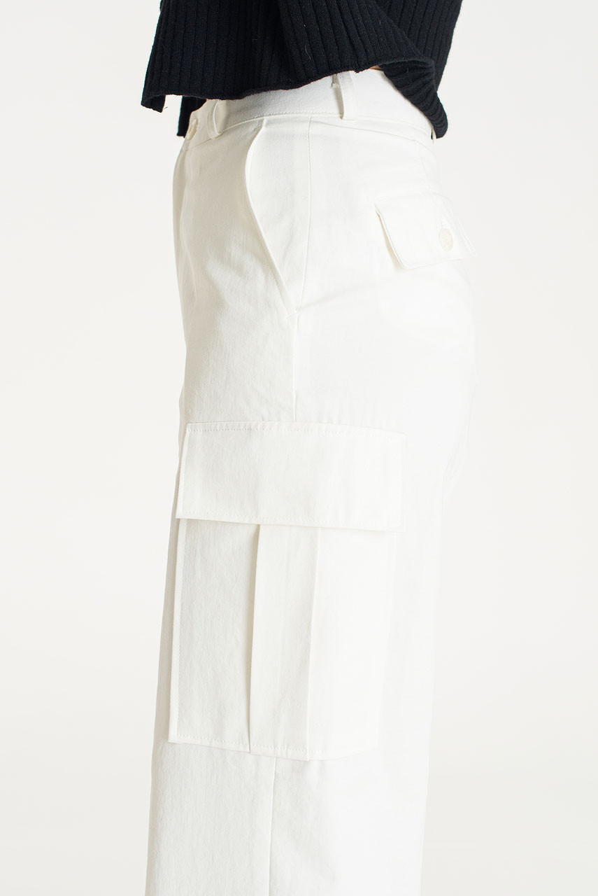 Saka Cargo Pants, Ivory