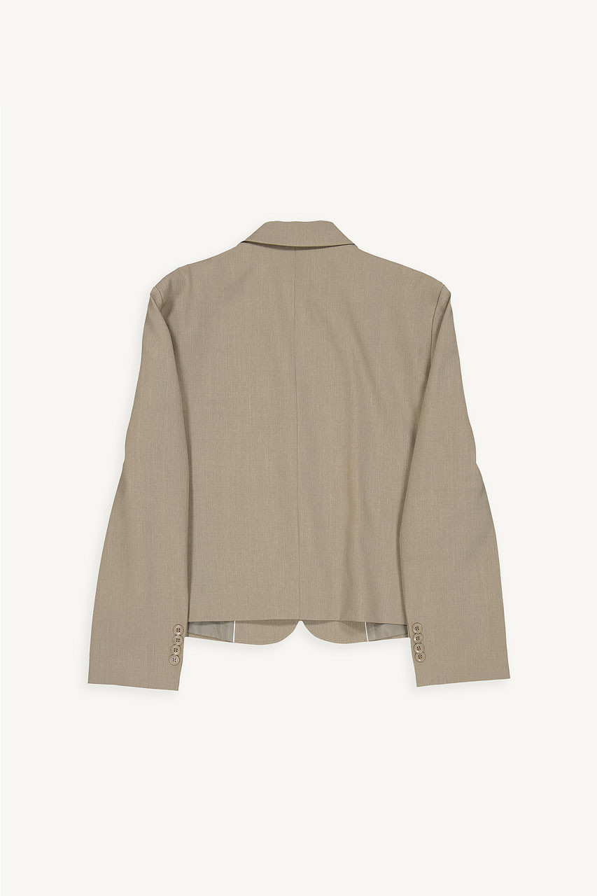 Hoya Crop Jacket, Beige