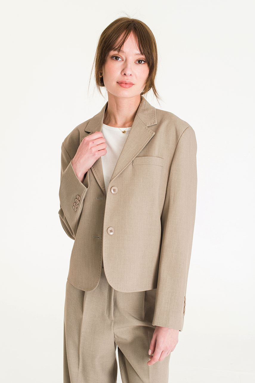 Hoya Crop Jacket, Beige