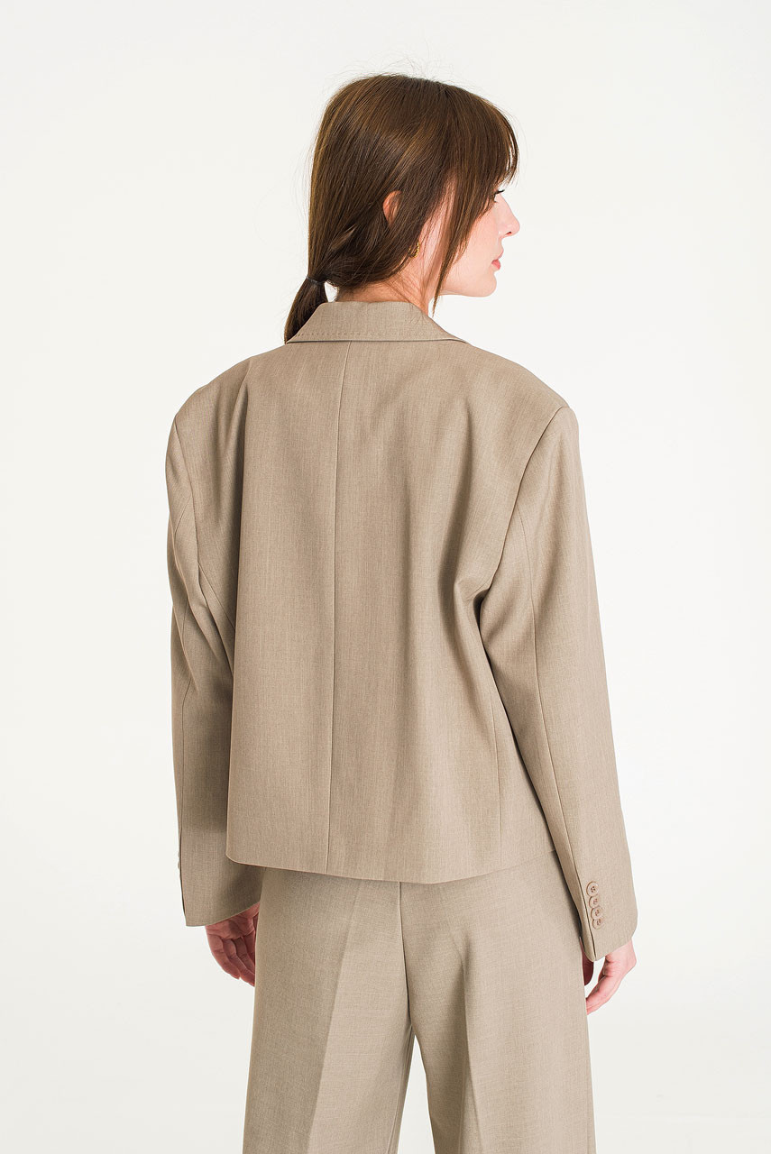 Hoya Crop Jacket, Beige