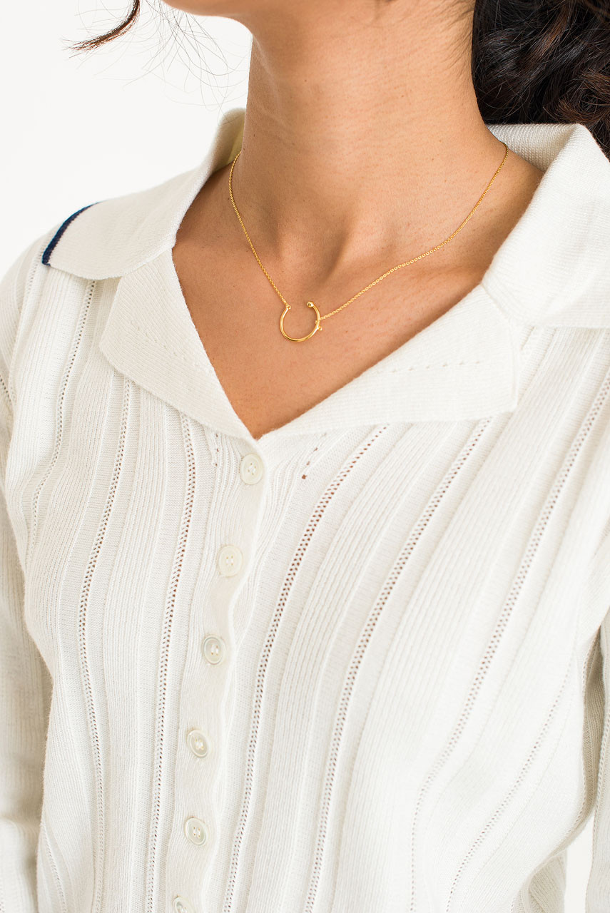 Esther Necklace, 14K Gold Plated