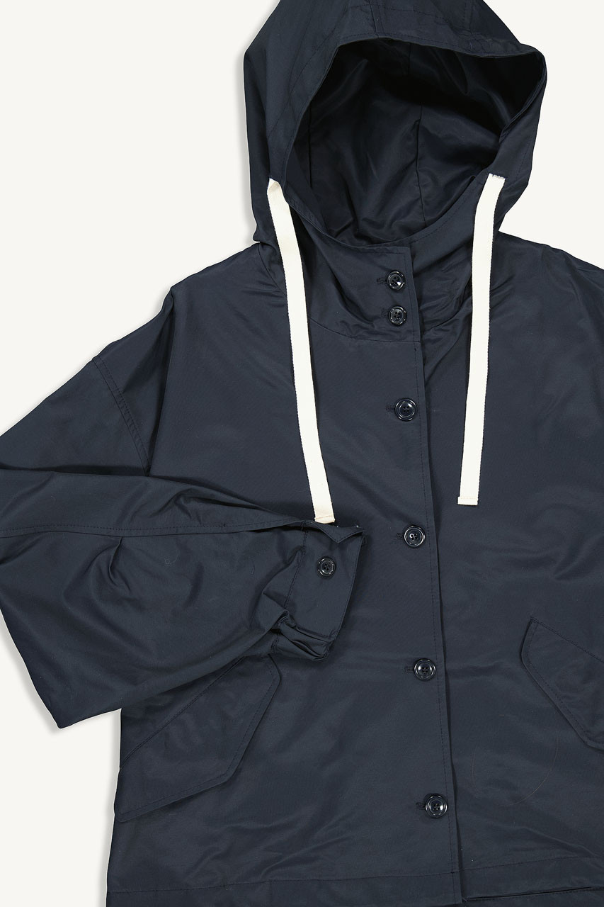 Hiroko Hood Jacket, Navy