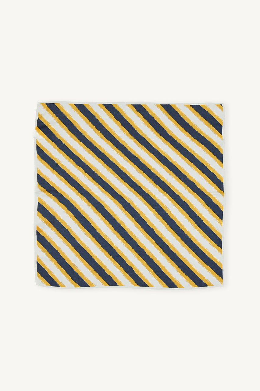 Brush Stroke Scarf, Mustard