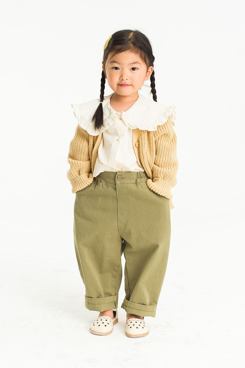 Mini Olive | Hachi Cardigan, Sand