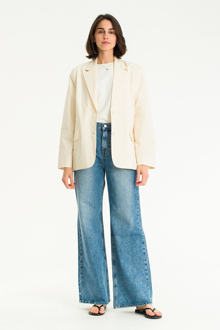 Shoko Simple Jacket, Ivory