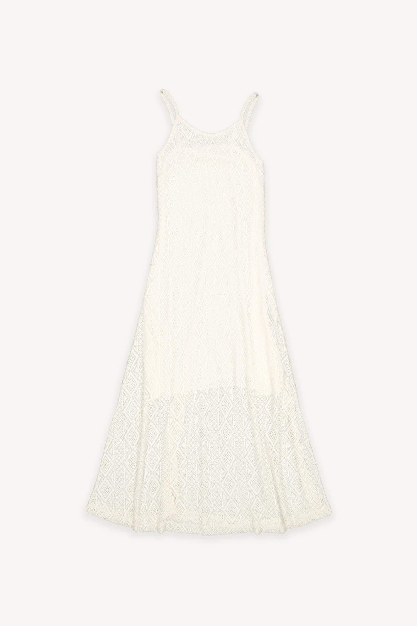 Lace Cami Dress, Cream