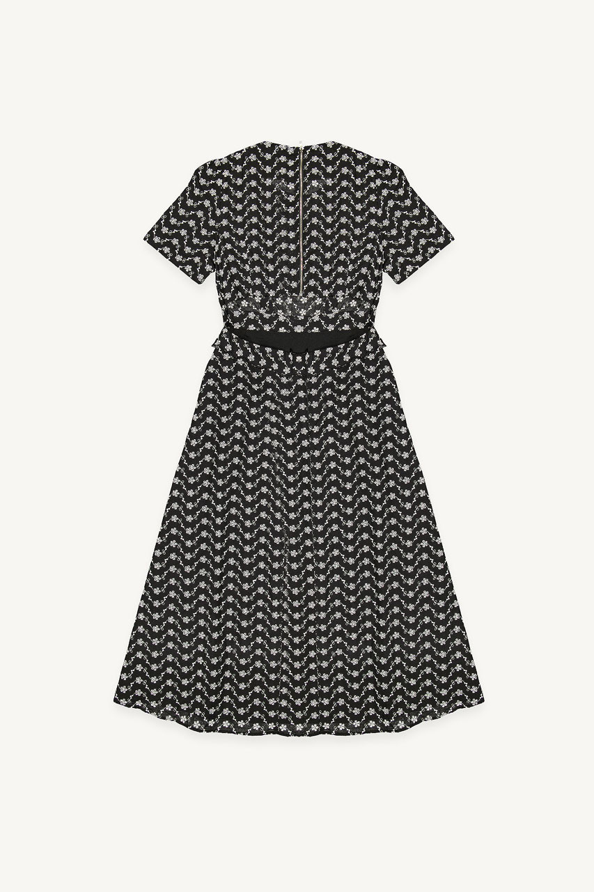 Alice Embroidery Dress, Black