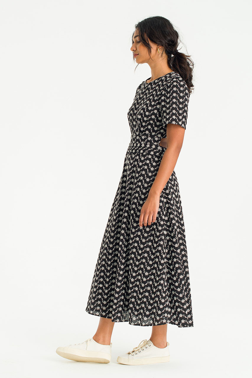 Alice Embroidery Dress, Black