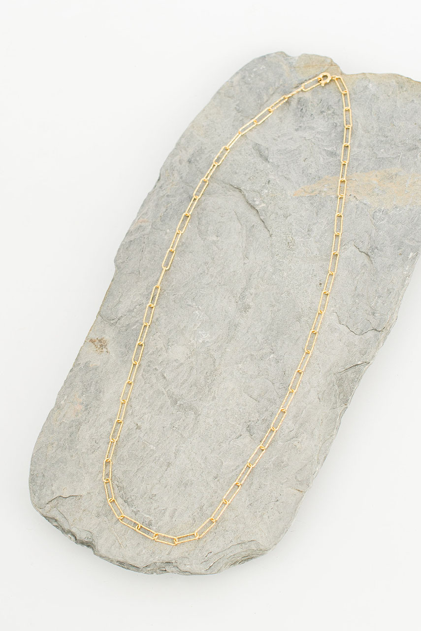 Sparkle Chain Necklace, 14K Gold Plated