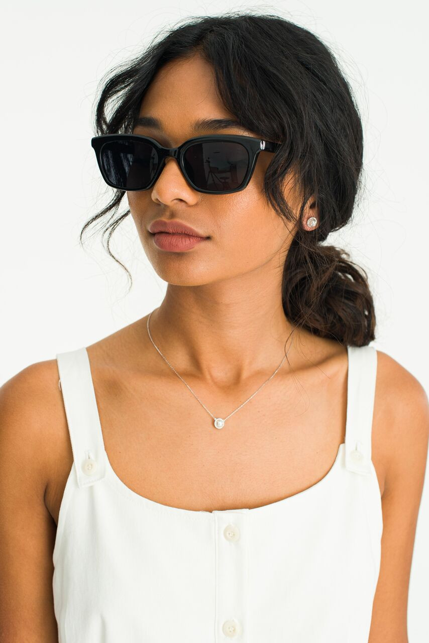 Nelliana Pearl Necklace, Sterling Silver