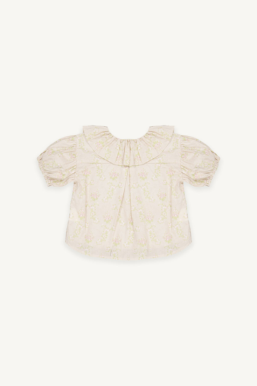 Mini Olive | Blooming Blouse, Beige