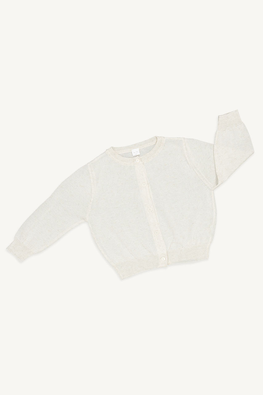 Mini Olive | Summer Cardigan, Oat