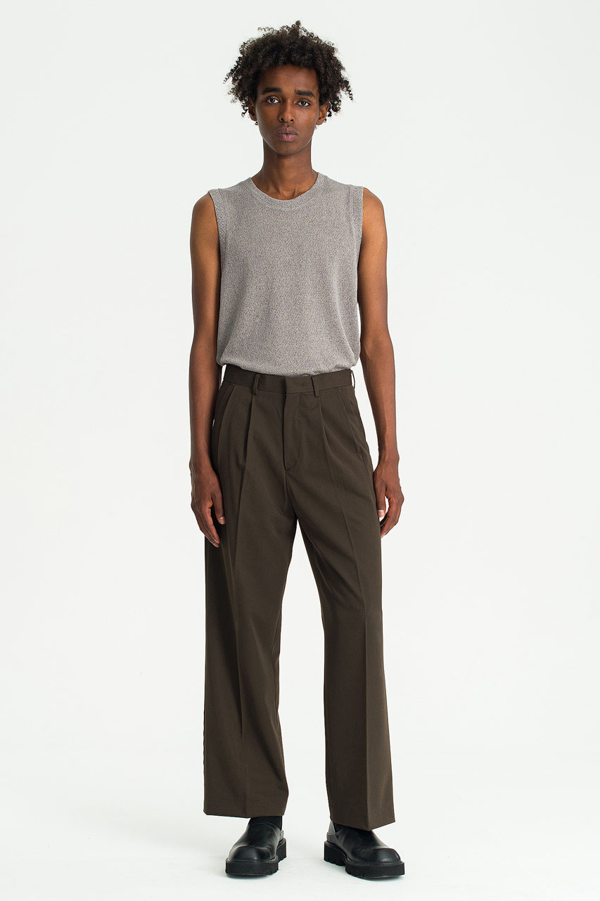【GREEN】Variety slacks Menswear | Haruka Slacks, Green