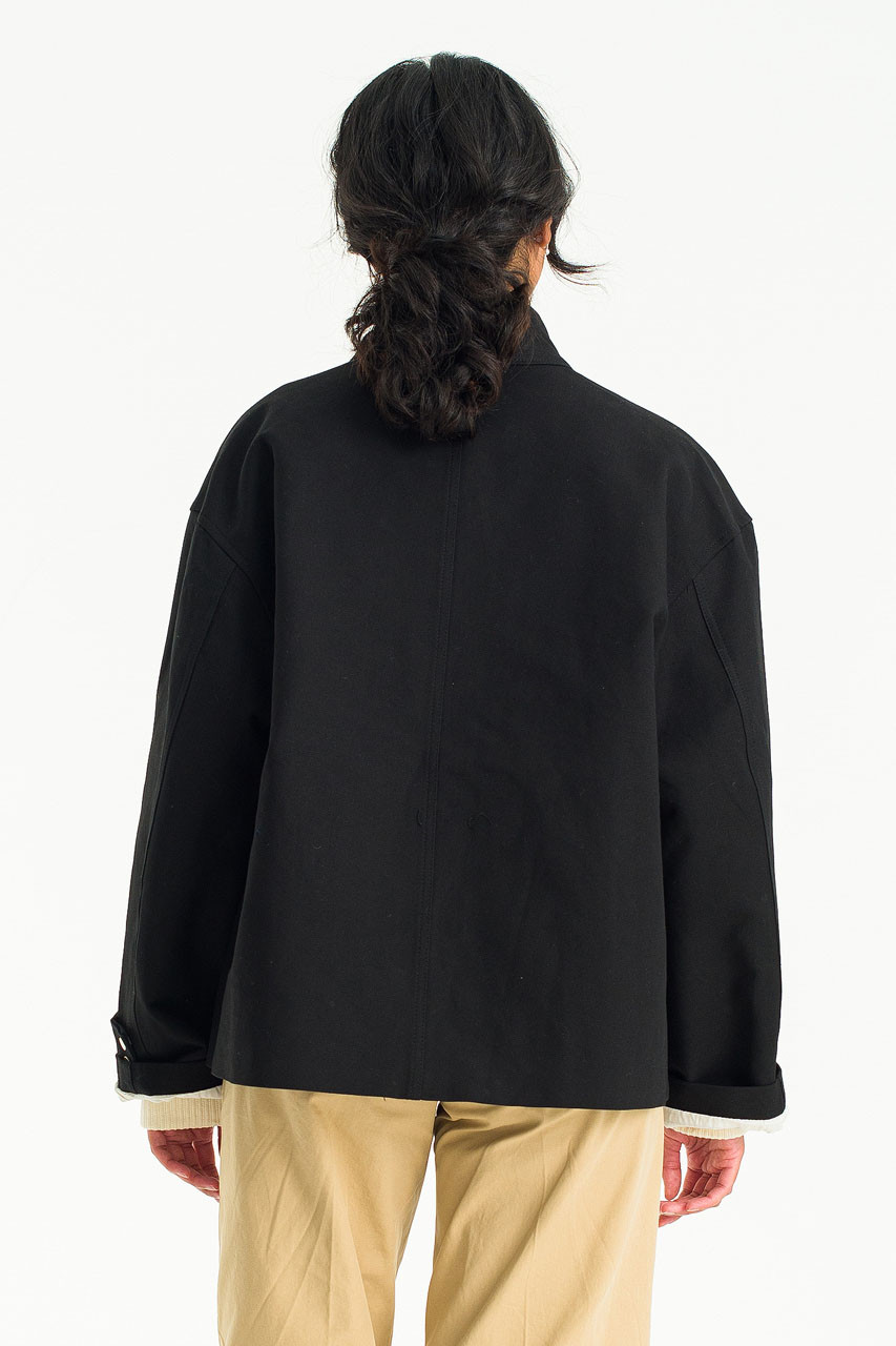 Soya Cotton Field Jacket, Black