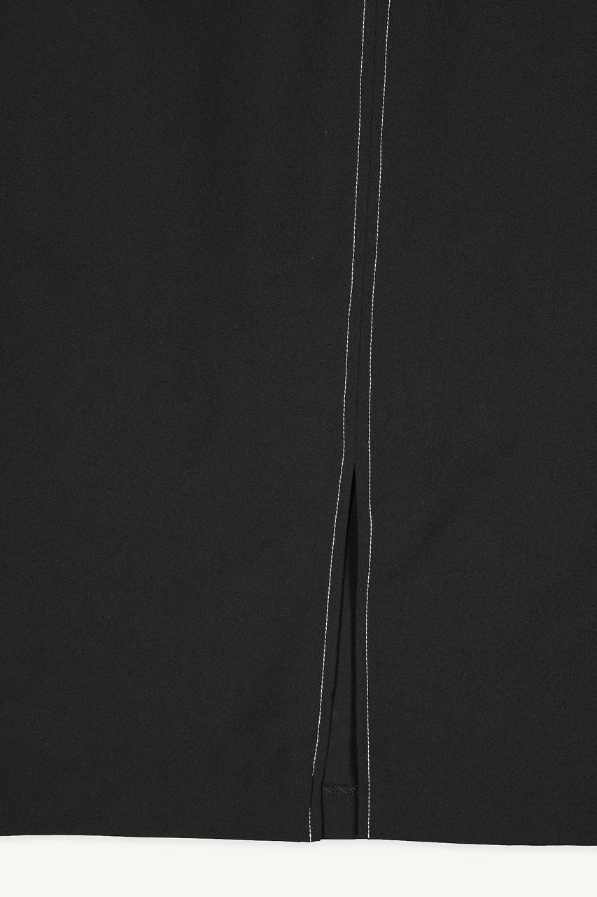 Roana Stitch Detail Dress, Navy