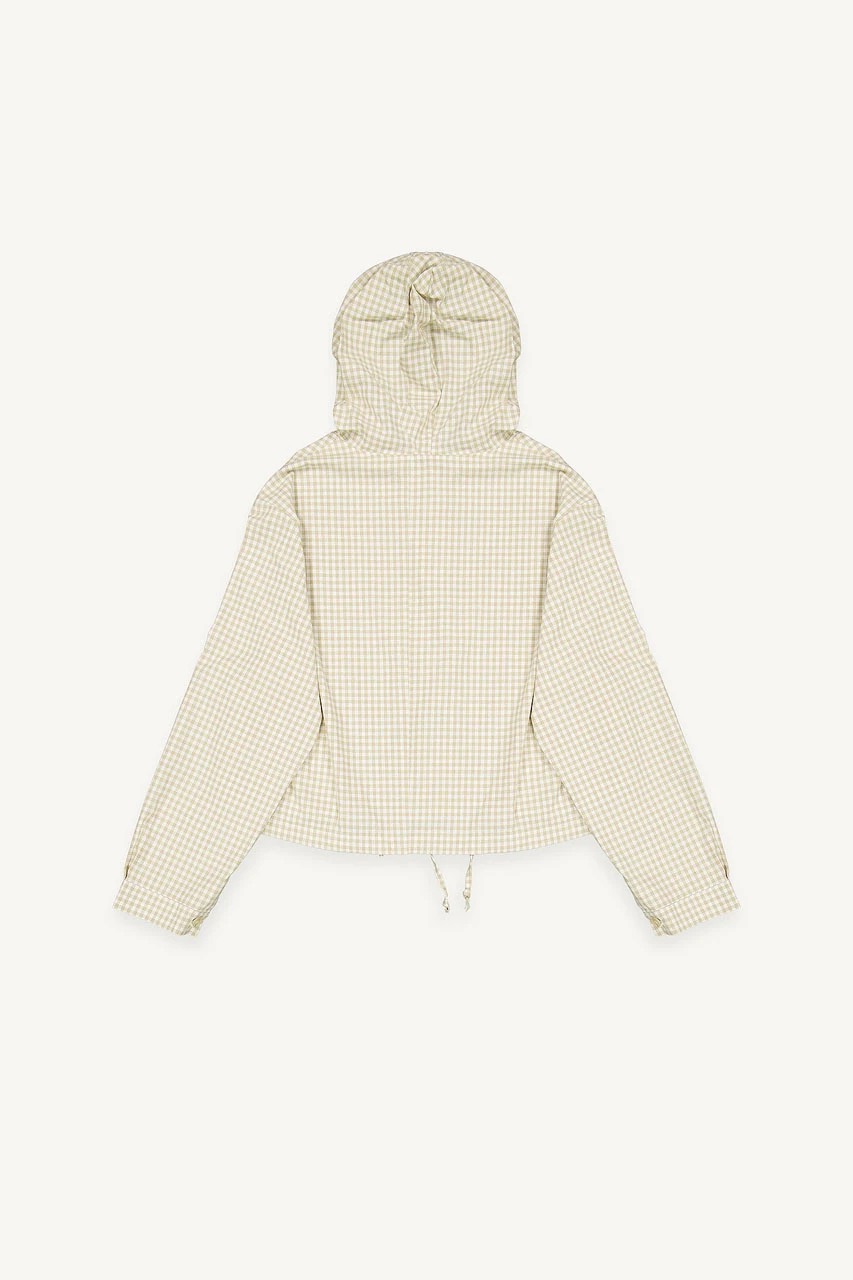 Maple Gingham Hood, Beige