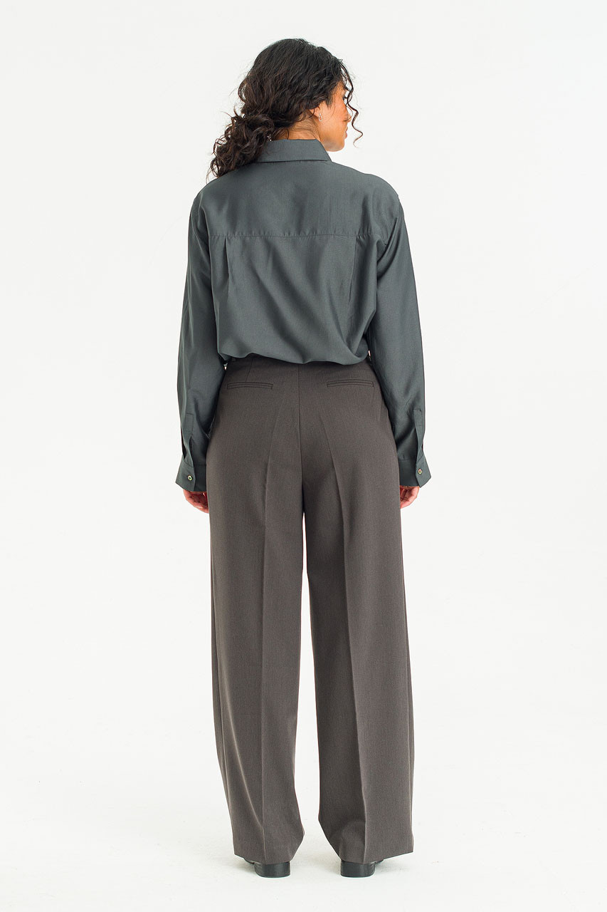 Low Rise Slacks, Charcoal