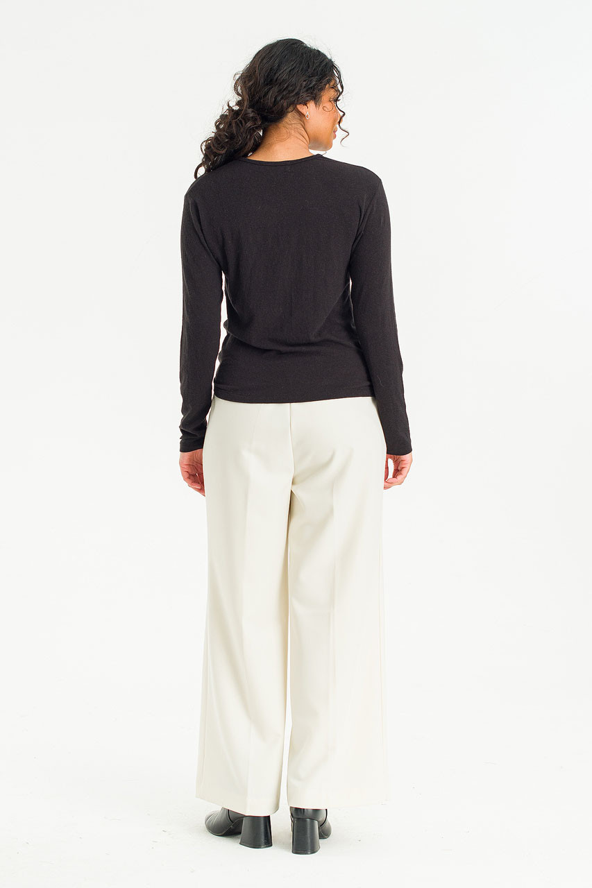 Two Tuck Slacks, Ivory