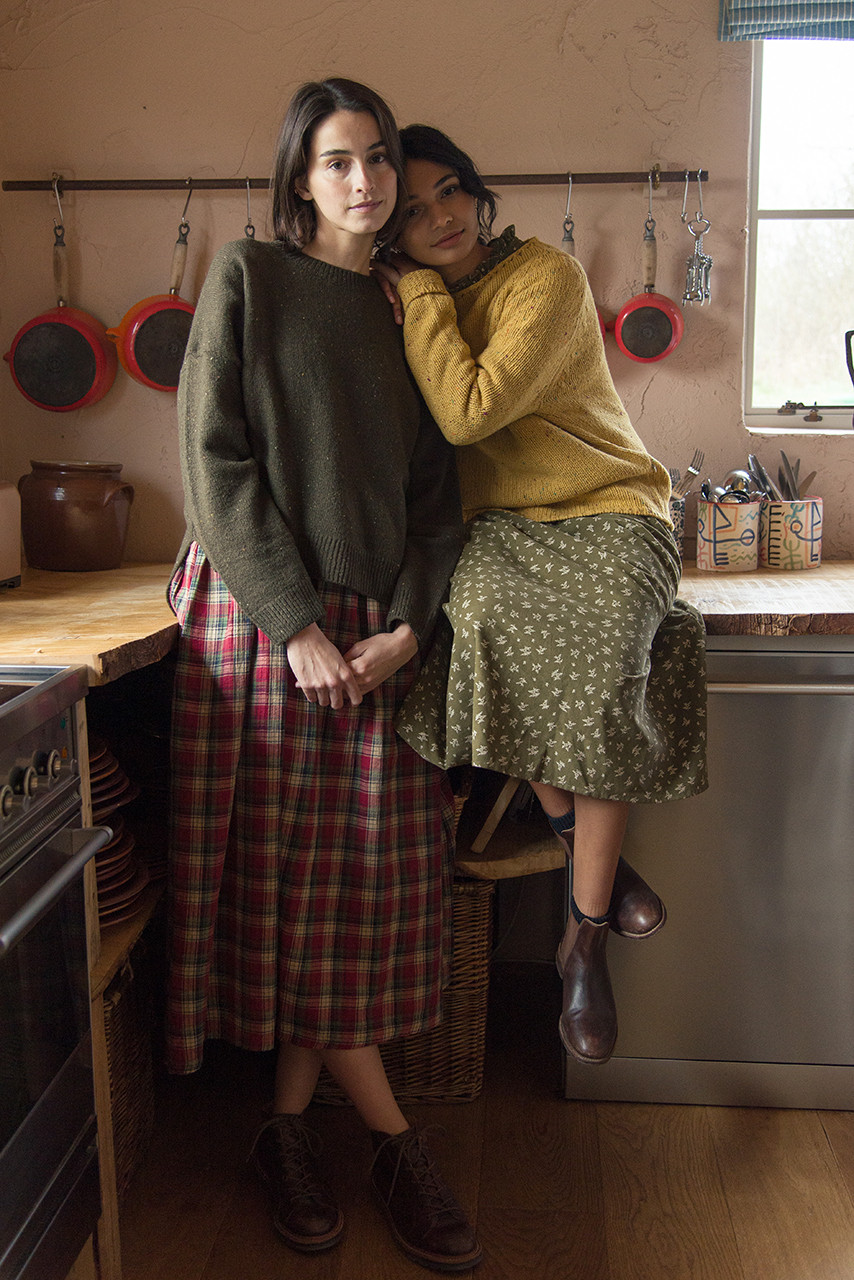 Boucle Round Neck Jumper, Khaki