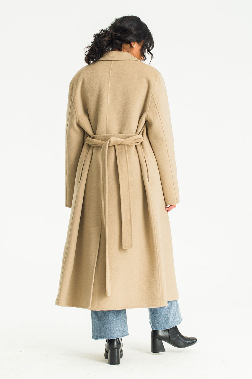 Herst Semaless Robe Coat, Khaki Beige