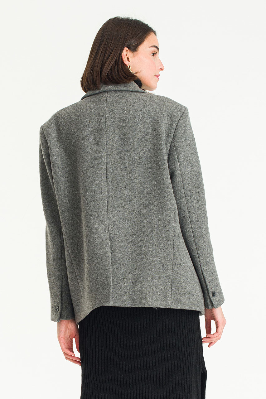 Dodo Wool Jacket, Charcoal
