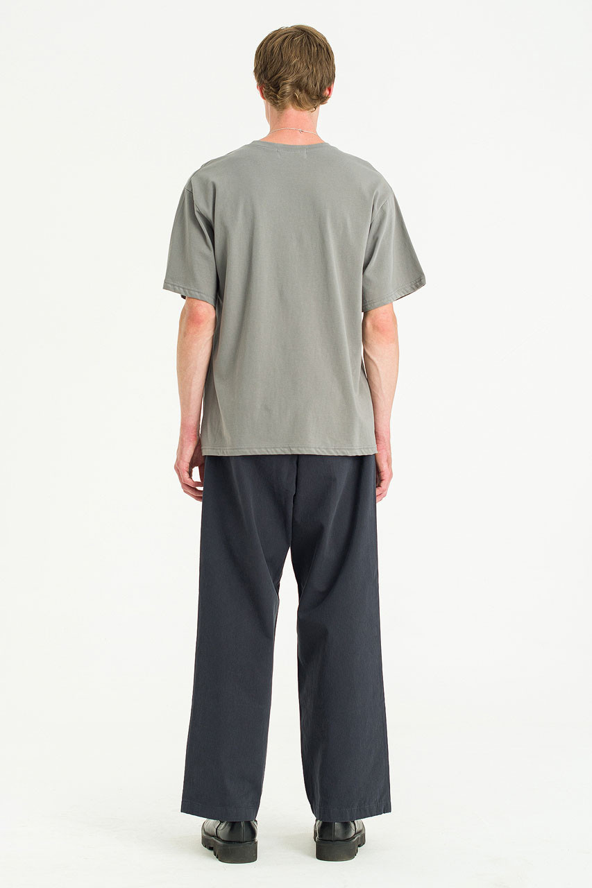 Menswear | Pale Short Sleeve Tee, Charcoal 