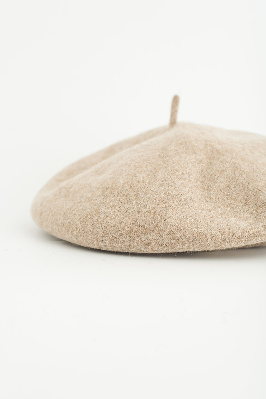 Wool Beret, Oat