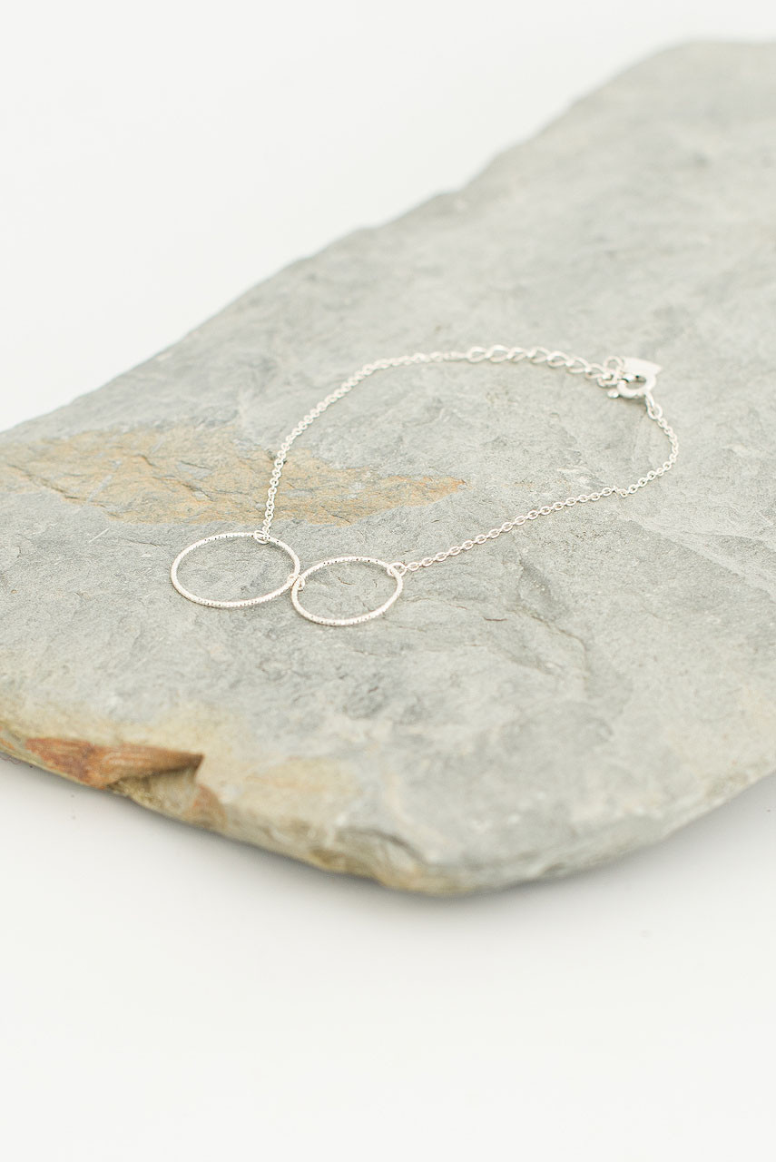 Fiona Circle Bracelet, Sterling Silver